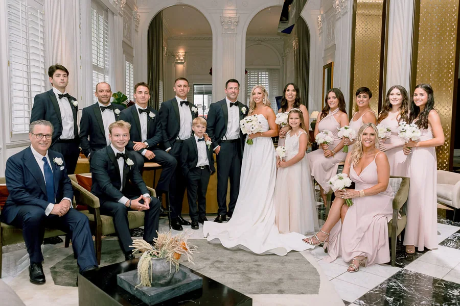 Wedding celebration at the Hotel Washington
