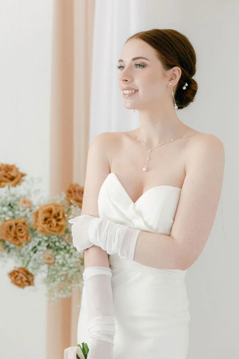 Refined bridal portrait in Washington DC