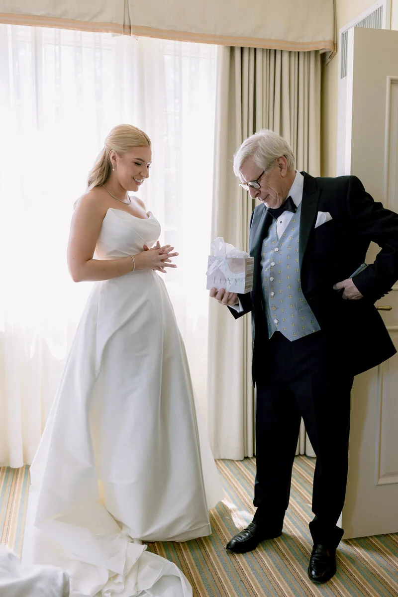 Alexandra and Donovan’s Salamander Resort wedding photograph 7