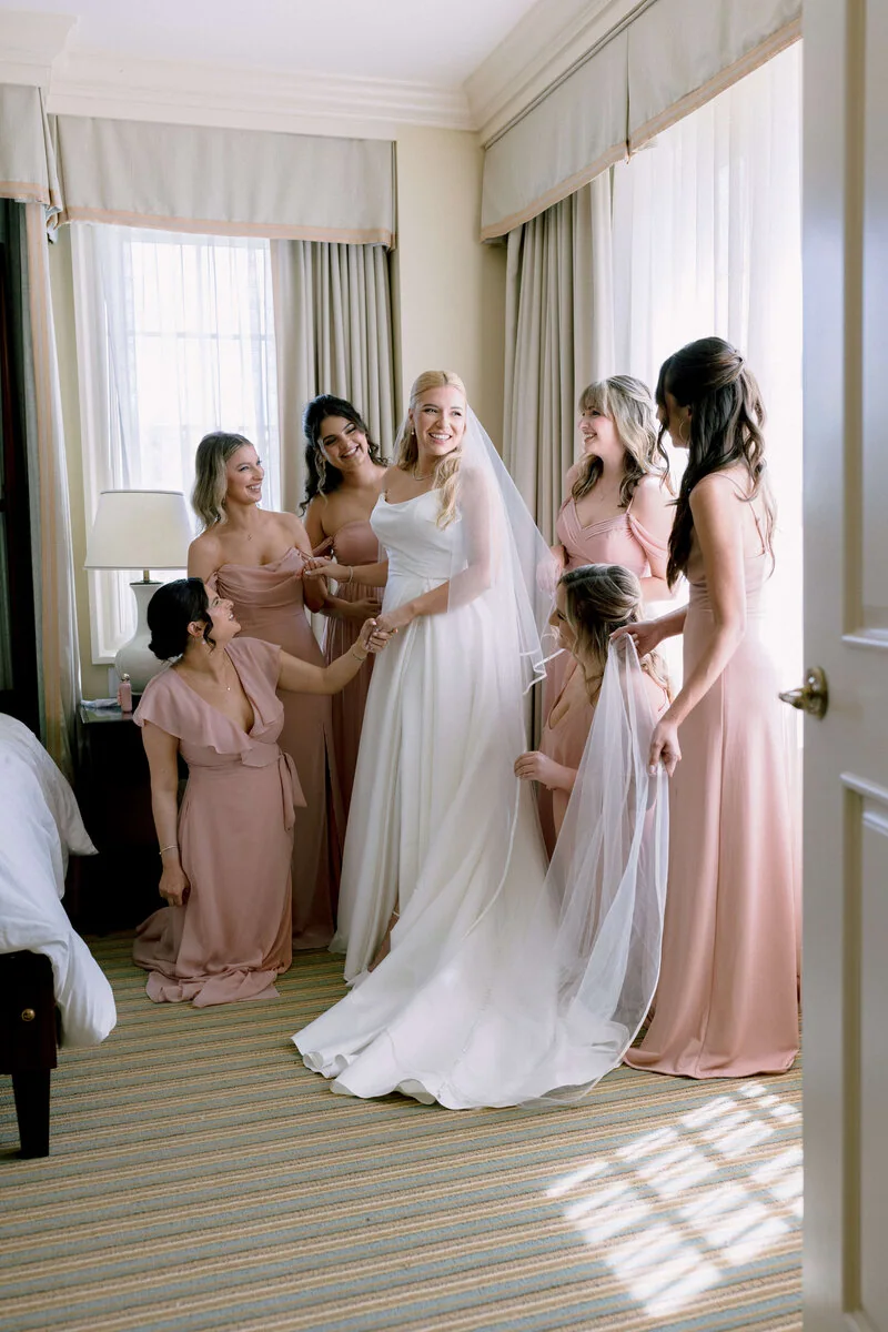 Alexandra and Donovan’s Salamander Resort wedding photograph 8