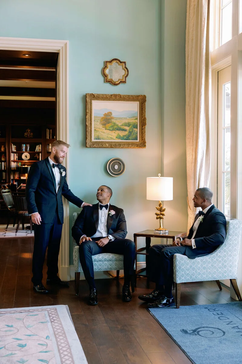 Alexandra and Donovan’s Salamander Resort wedding photograph 34