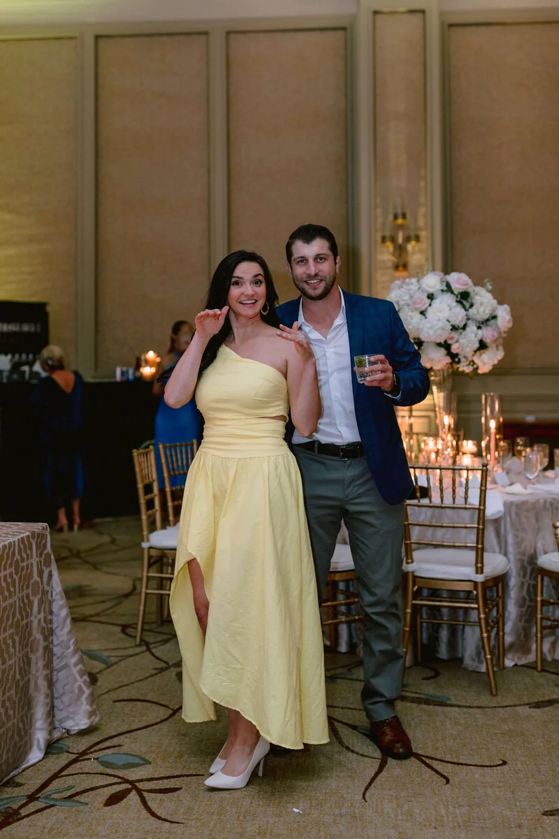 Alexandra and Donovan’s Salamander Resort wedding photograph 41