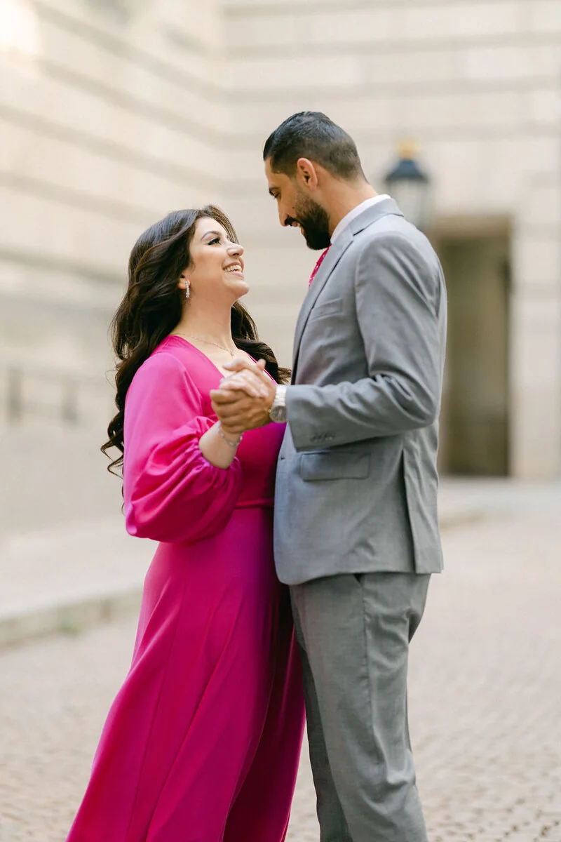 Yasmeen and Mohammad’s Library of Congress engagement photograph 3