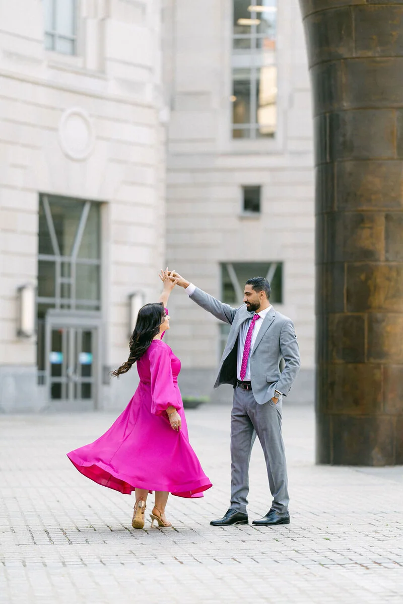 Yasmeen and Mohammad’s Library of Congress engagement photograph 5