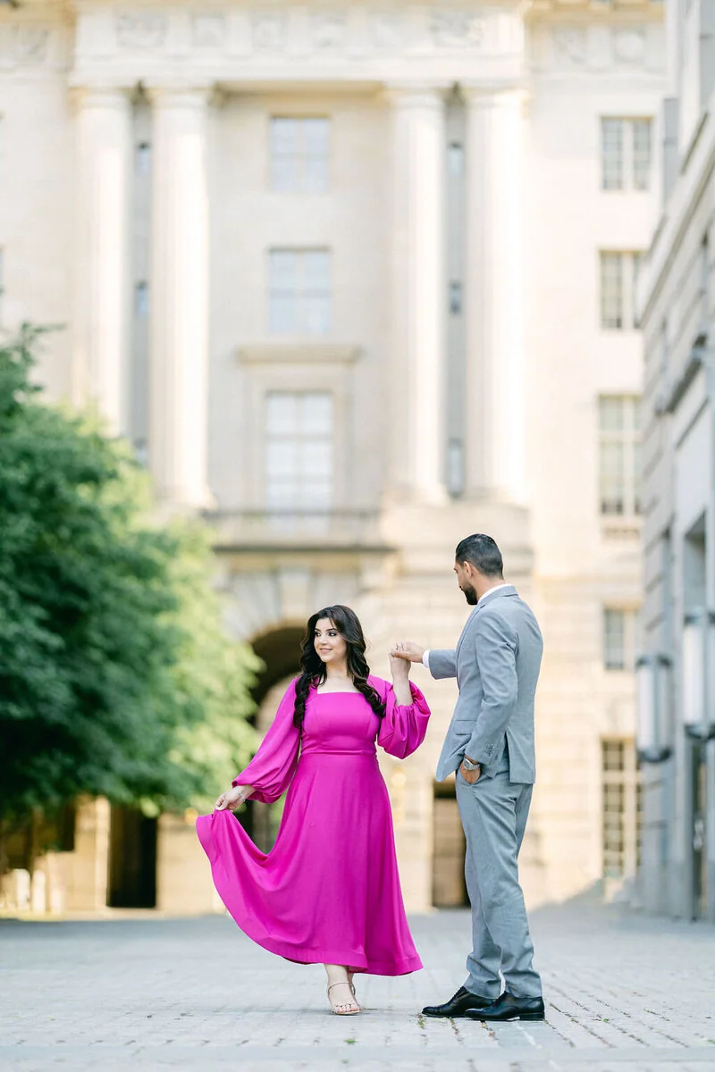 Yasmeen and Mohammad’s Library of Congress engagement photograph 10