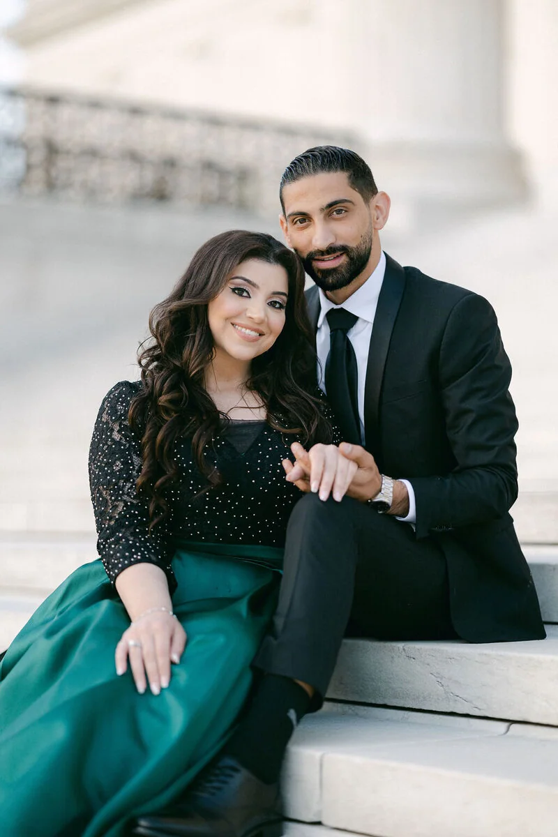 Yasmeen and Mohammad’s Library of Congress engagement photograph 18