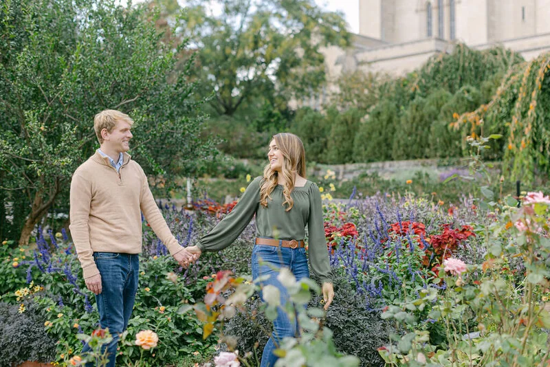 Joan and Richard’s National Cathedral engagement photograph 2