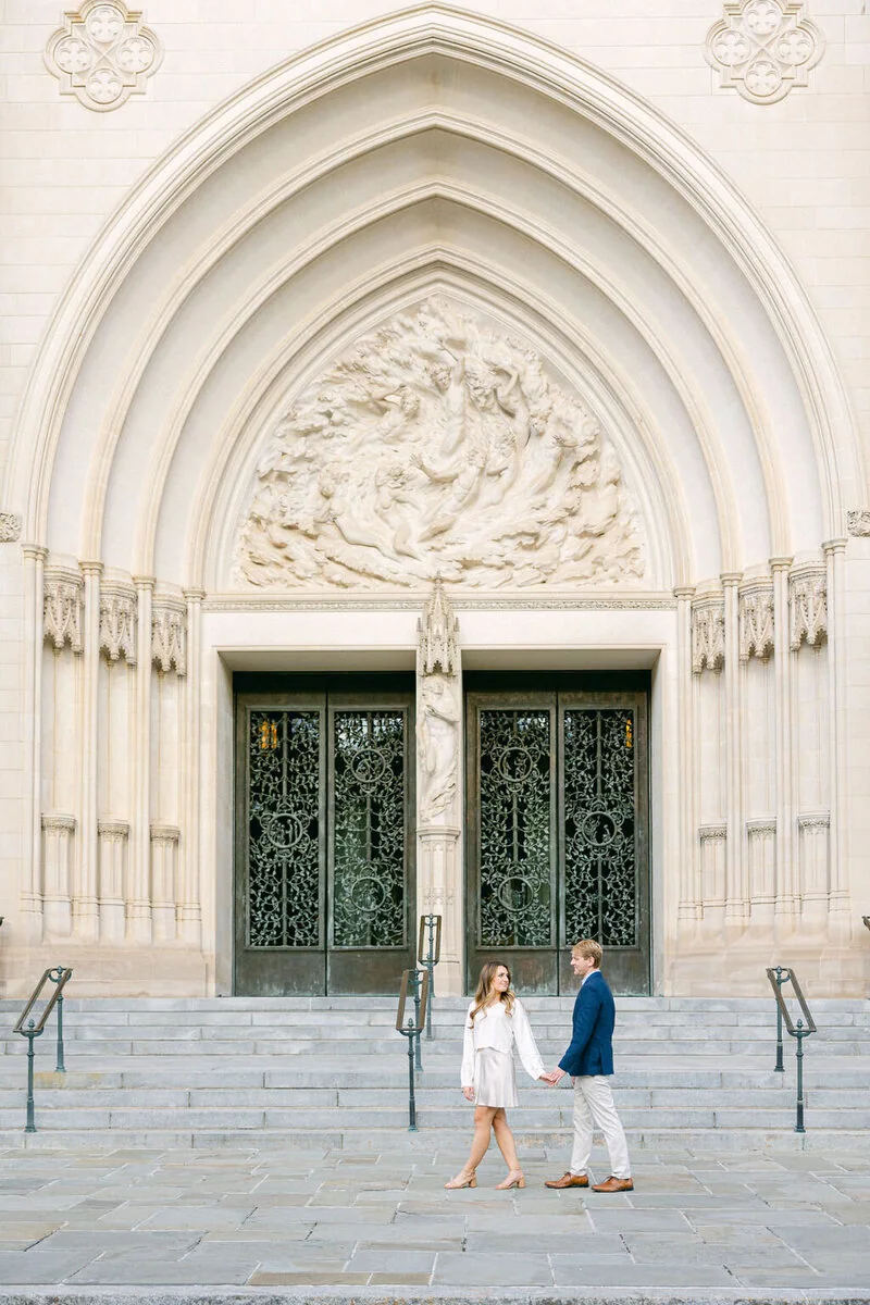 Joan and Richard’s National Cathedral engagement photograph 24