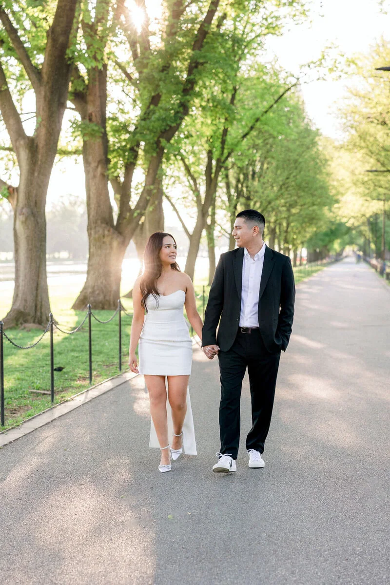 Abby and Martin’s National Mall engagement photograph 4