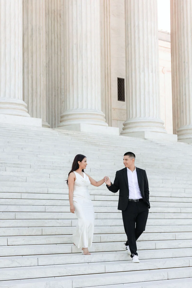 Abby and Martin’s National Mall engagement photograph 9