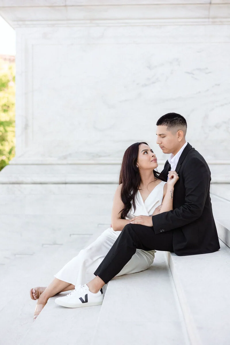 Abby and Martin’s National Mall engagement photograph 21