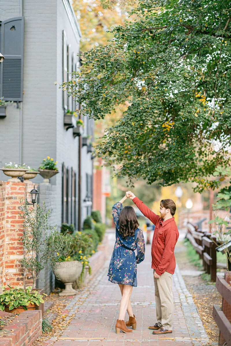 Caitlyn and Gray’s fall engagement photograph 26