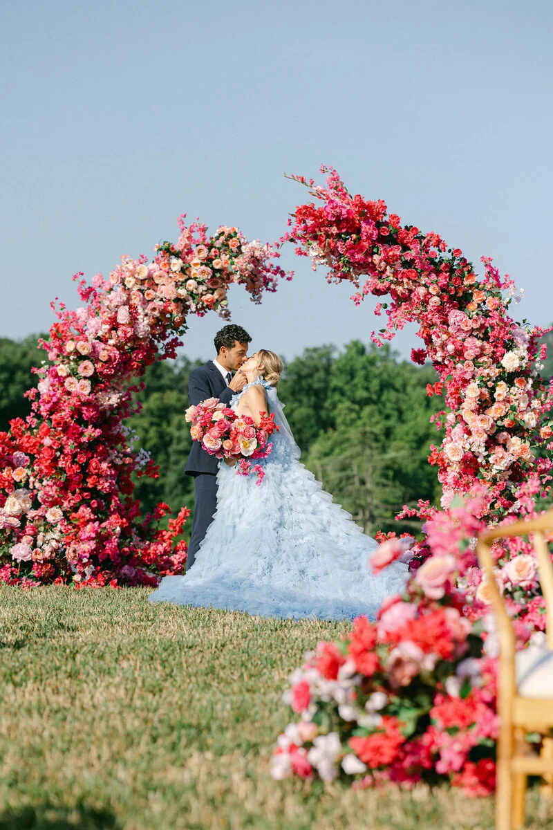 Glenstone Gardens summer wedding editorial photograph 2