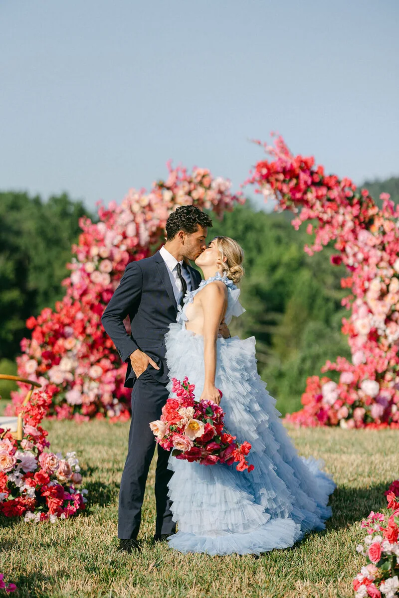 Glenstone Gardens summer wedding editorial photograph 3