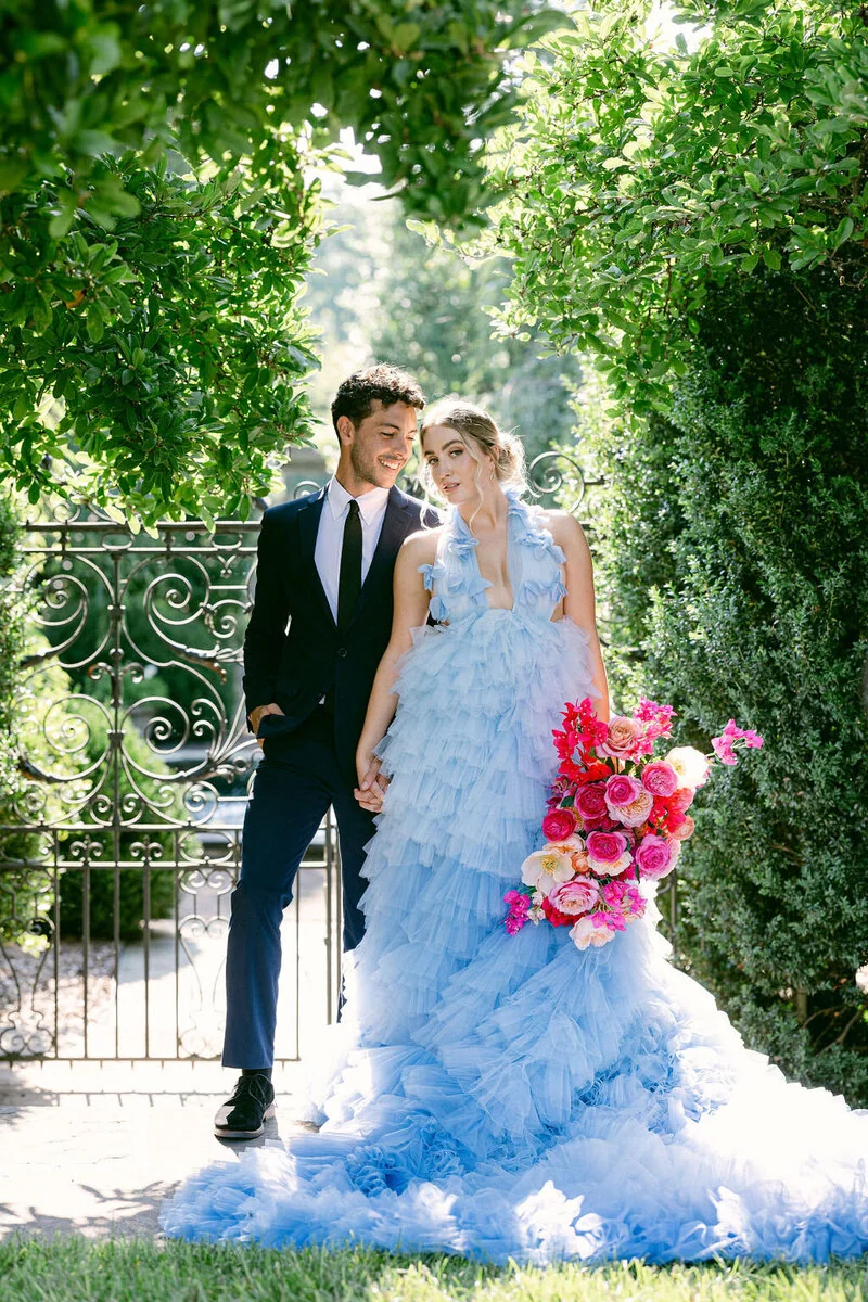 Glenstone Gardens summer wedding editorial photograph 21