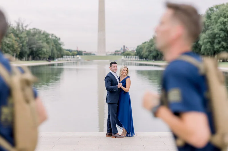 Melissa and Alex’s National Mall engagement photograph 5