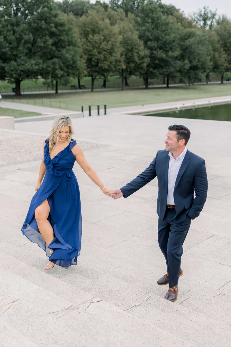 Melissa and Alex’s National Mall engagement photograph 6