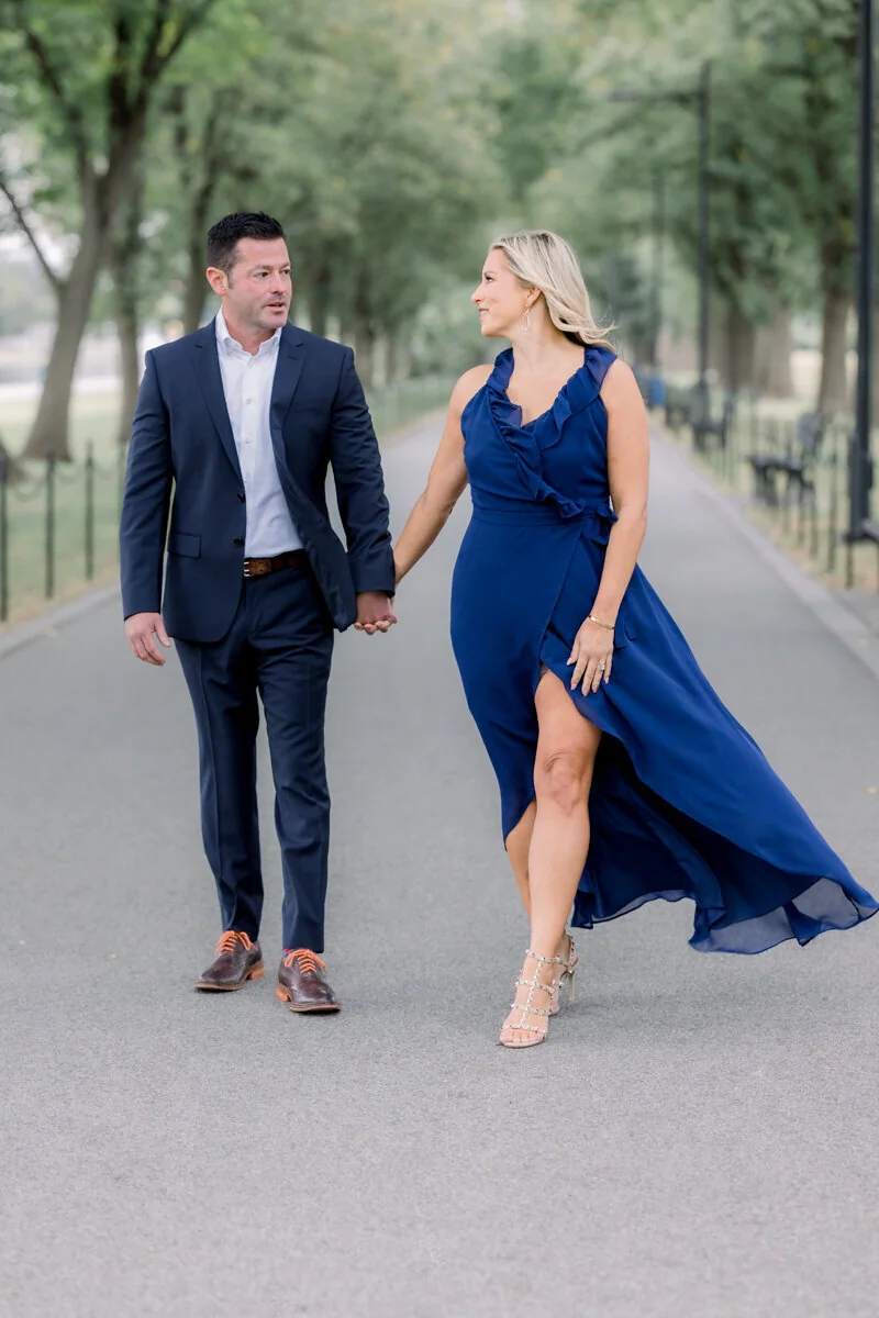 Melissa and Alex’s National Mall engagement photograph 7