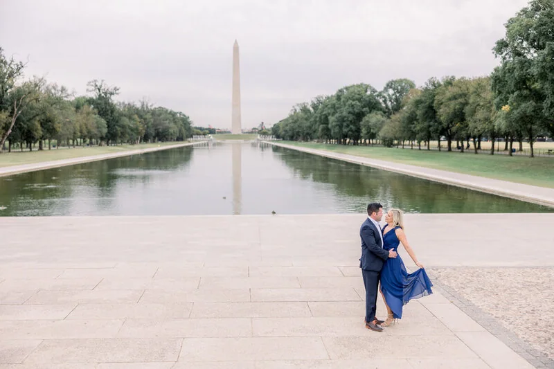 Melissa and Alex’s National Mall engagement photograph 8