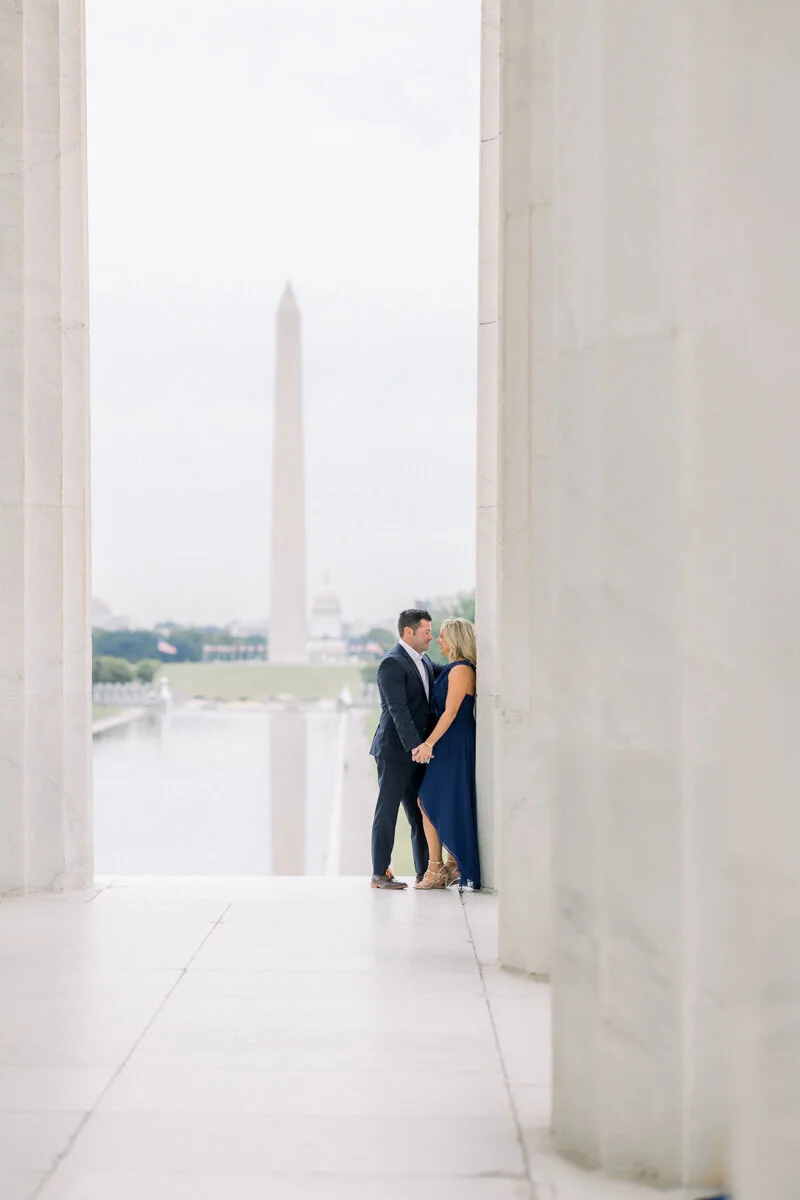 Melissa and Alex’s National Mall engagement photograph 10