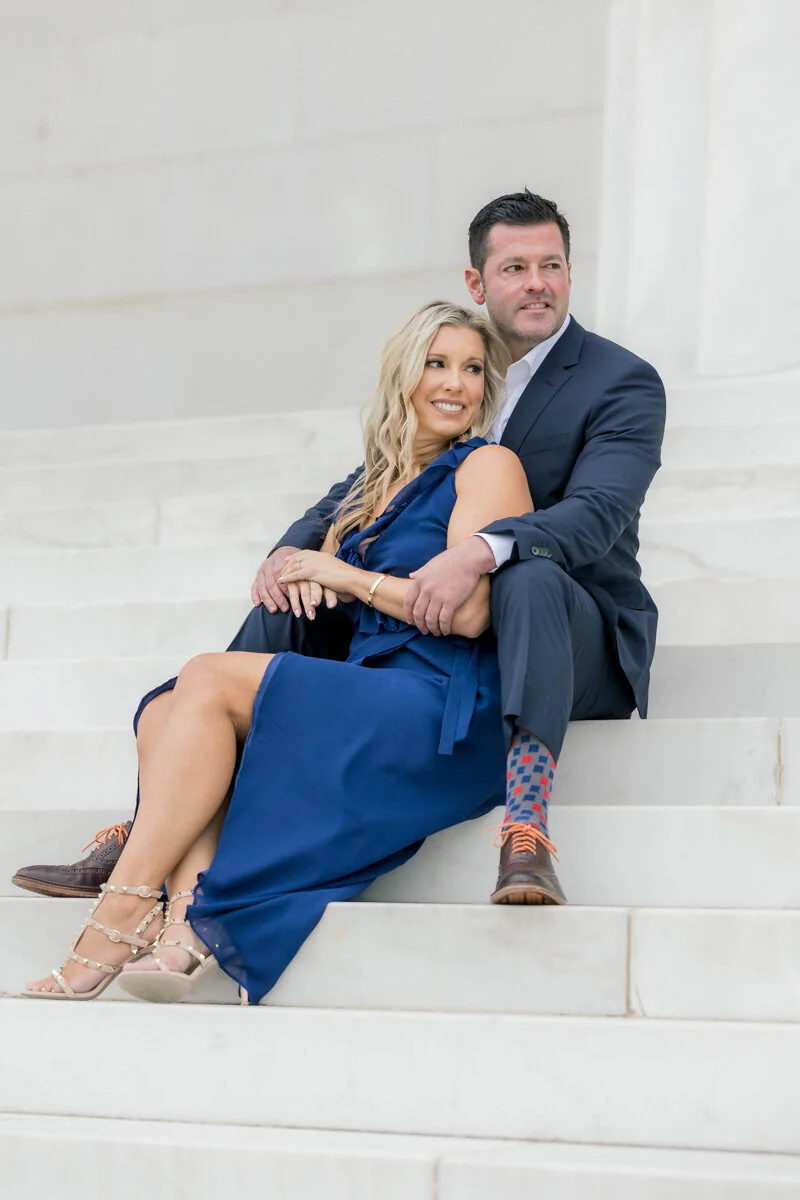 Melissa and Alex’s National Mall engagement photograph 11