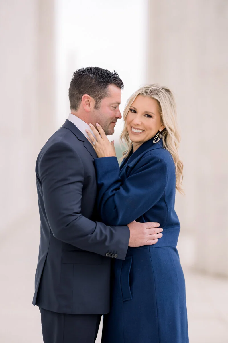 Melissa and Alex’s National Mall engagement photograph 13