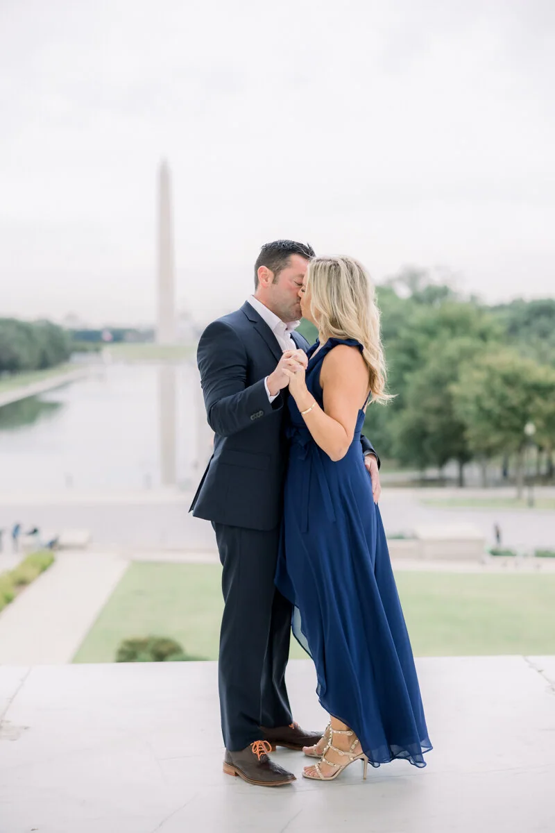 Melissa and Alex’s National Mall engagement photograph 14