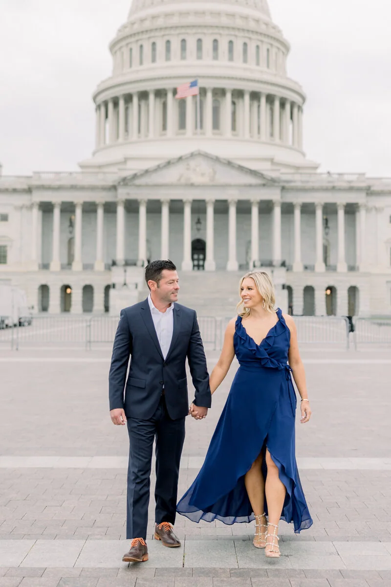 Melissa and Alex’s National Mall engagement photograph 15