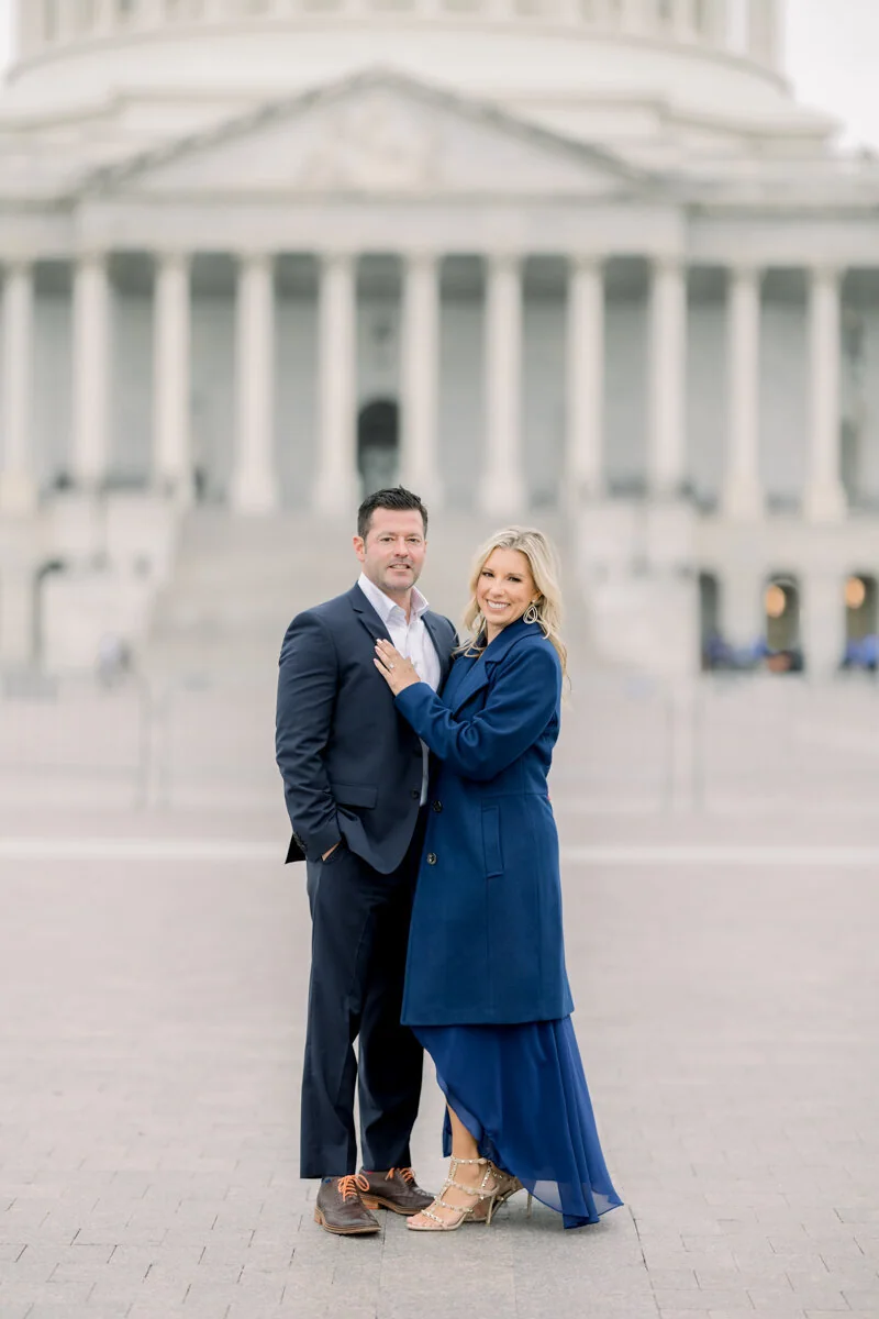 Melissa and Alex’s National Mall engagement photograph 17