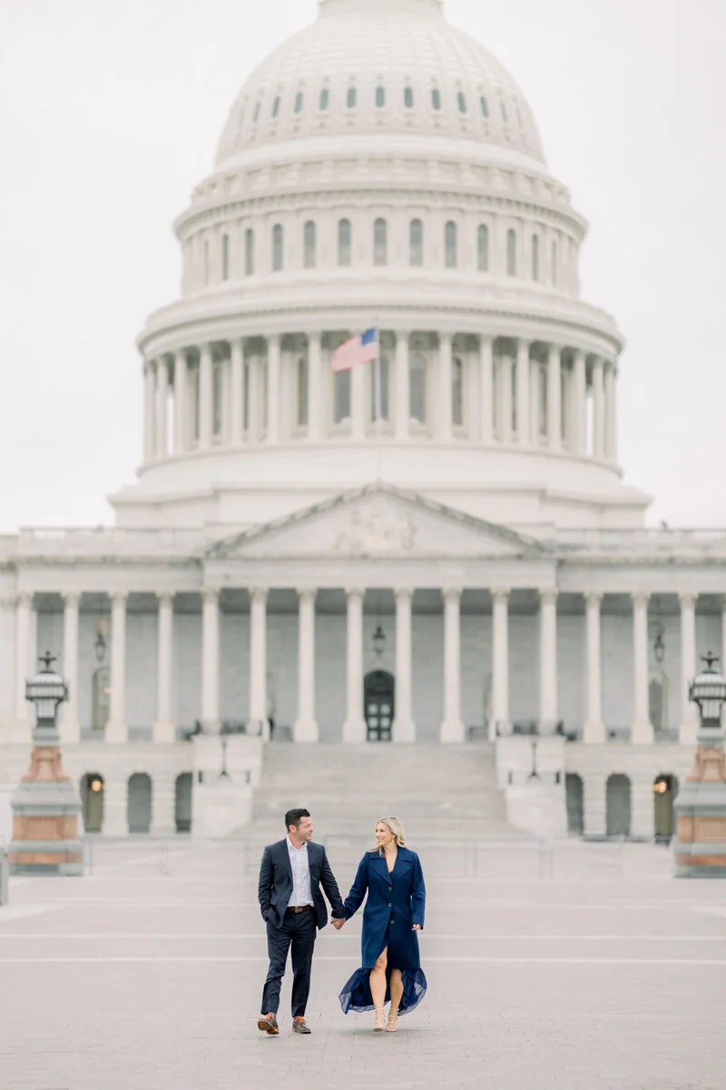 Melissa and Alex’s National Mall engagement photograph 22