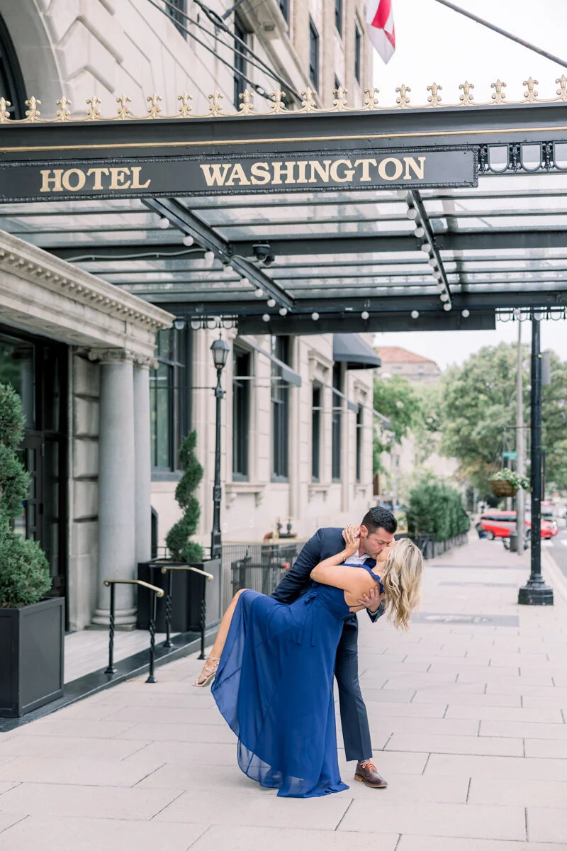 Melissa and Alex’s National Mall engagement photograph 23