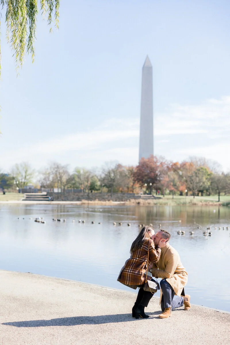 Sarah and Tanner’s Constitution Gardens proposal photograph 4
