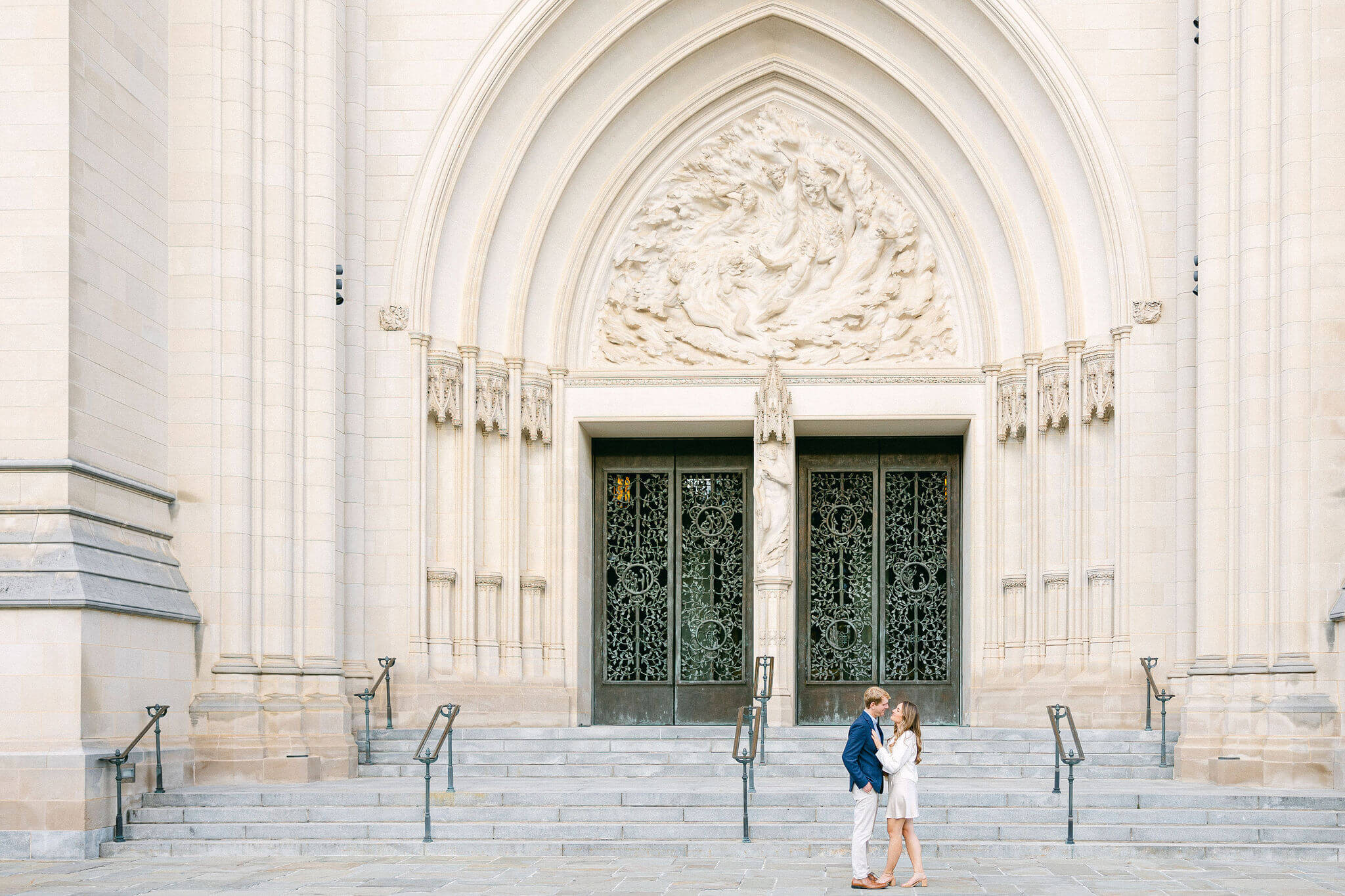 Capturing a Lovely Engagement Session at the Washingtons National Cathedral with Joan and Richard by Get Ready Photo 24