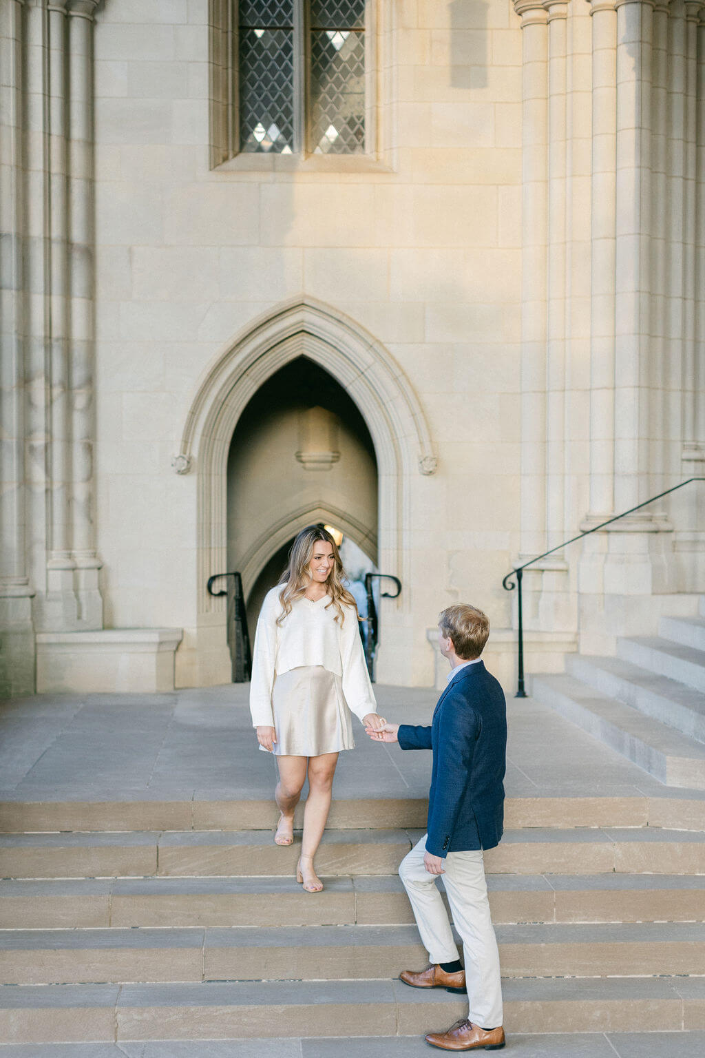 Capturing a Lovely Engagement Session at the Washingtons National Cathedral with Joan and Richard by Get Ready Photo 42